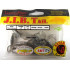 Виброхвост Lucky John J.I.B. tail 1.5" Flash Minnow 2шт(140121-t09)