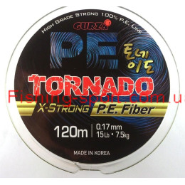 Шнур Tornado High Grade Strong 100% PE 120м зеленый (322361)