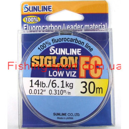 Леска флюорокарбоновая Sunline Siglon FC 100% 30м 0.31мм 6.1 кг (312462)