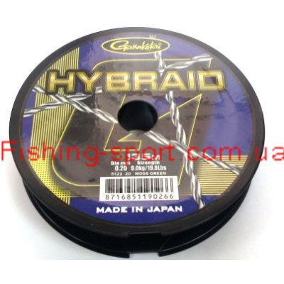 Шнур Gamakatsu G-Hybraid 135м зеленый