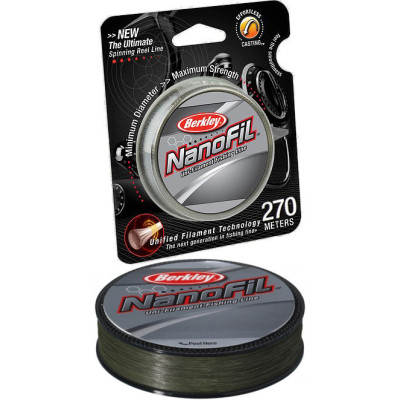 Шнур Berkley Nanofil 270м темно-зеленый (32320-0)