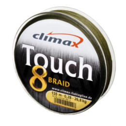 Шнур CLIMAX TOUCH 8 BRAID 135м зеленый