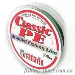  Шнур Fanatik classic 100м зеленый (323998)