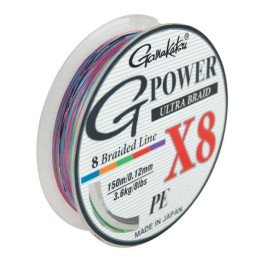 Шнур Gamakatsu G-Power X8 PE 150м Multi Color(51172-0)