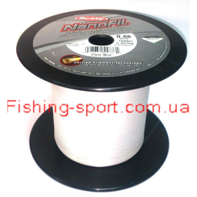 Шнур  Berkley Nanofil 0,06мм 3,357кг; 1м белый(1242406)