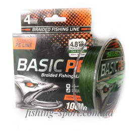 Шнур Select Basic PE 100м зеленый (324190) Шнур Select Basic PE 100м зеленый (324190)