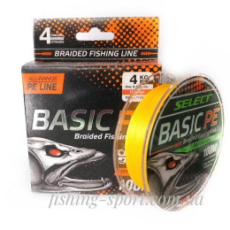 Шнур Select Basic PE 100м оранжевый (324191)