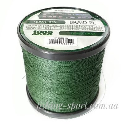 Шнур Kalipso 0.4 мм 100м зеленый (324128) Шнур Kalipso 0.4 мм 100м зеленый (324128)