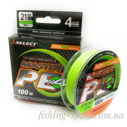 Шнур Select Master PE 100м салатовый  (324188)