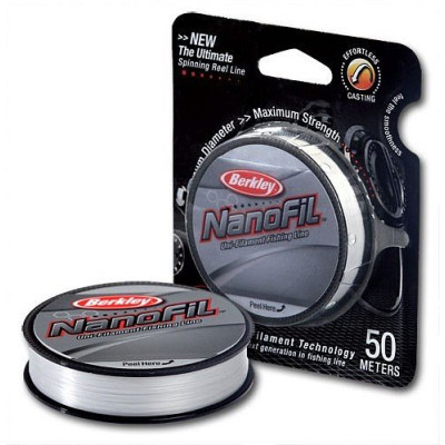 Шнур Berkley Nanofil 50м Clear Mist(124238-0)