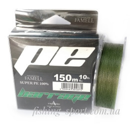 Шнур Yamatoyo Barrage Super PE Dark Green 150м (1110067-0)