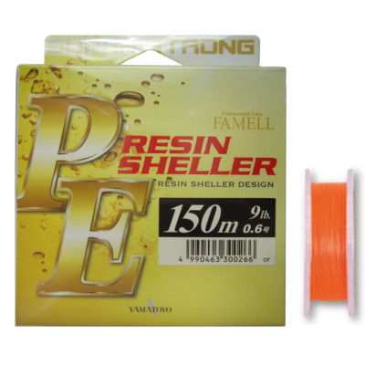 Шнур Yamatoyo PE Resin Sheller Orange 150м
