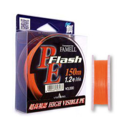Шнур Yamatoyo PE FLASH 150м ORANGE(1845-0)