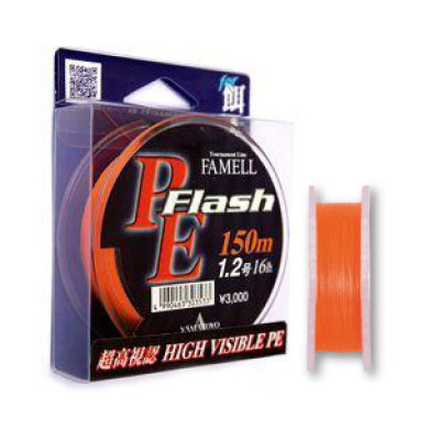 Шнур Yamatoyo PE FLASH 150м ORANGE