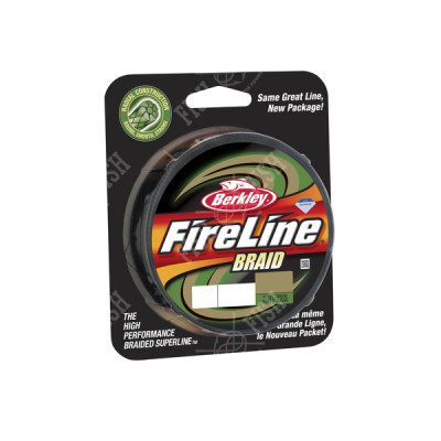 Шнур Berkley Fireline Radial Braid New Green 0.16мм 110м Шнур Berkley Fireline Radial Braid New Green 0.16мм 110м