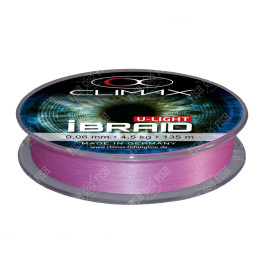 Шнур Climax iBraid 4 UL fluo-purple 135м 