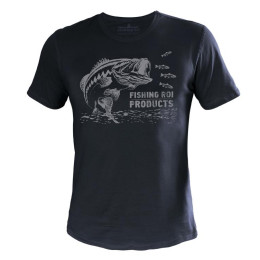 Футболка Fishing ROI BASS M темно-серая