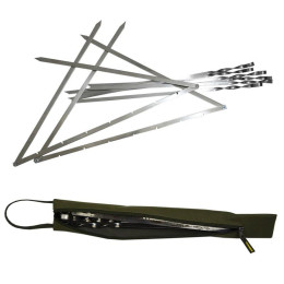 Шампуры с мангалом в чехле НШ-1