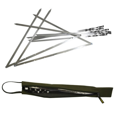 Шампуры с мангалом в чехле НШ-1