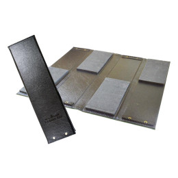 Поводочница Fishing ROI книжка 9*33 см черная