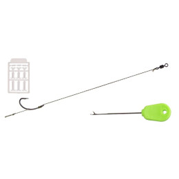 Комплект поводков Fishing ROI с иголкой и стопорами hook 8245 №4 15lb