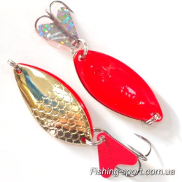 Блесна Spinnex  Perch   15 гр акустик золото-красная  (323524)