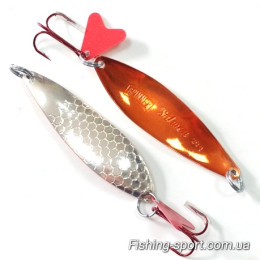 Блесна Spinnex Salmon 20 гр серебро-красный двухцветная (323517) Блесна Spinnex Salmon 20 гр серебро-красный двухцветная (323517)