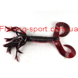 Силикон  Yum Gonzo Grub 4" цвет Red Shad YGG-413 1шт(321366)