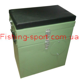 Ящик зимний дюралюминий двухярусн. с отв. 0433 35х30х18 (0433)уценка Ящик зимний дюралюминий двухярусн. с отв. 0433 35х30х18 (0433)уценка