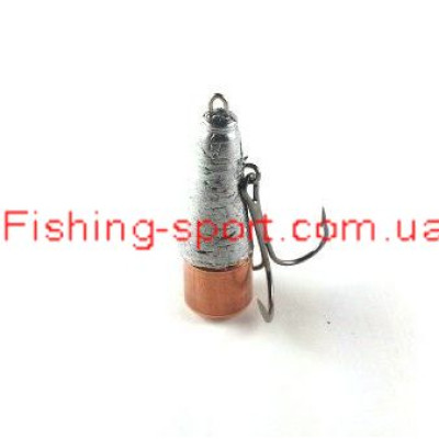Блесна вертикальная с тройником  "Судак" 30гр(322239)