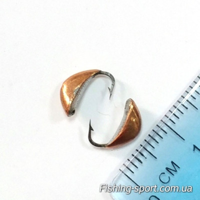 Мормышка свинцовая Полумесяц  медь 0.45 гр (323632)